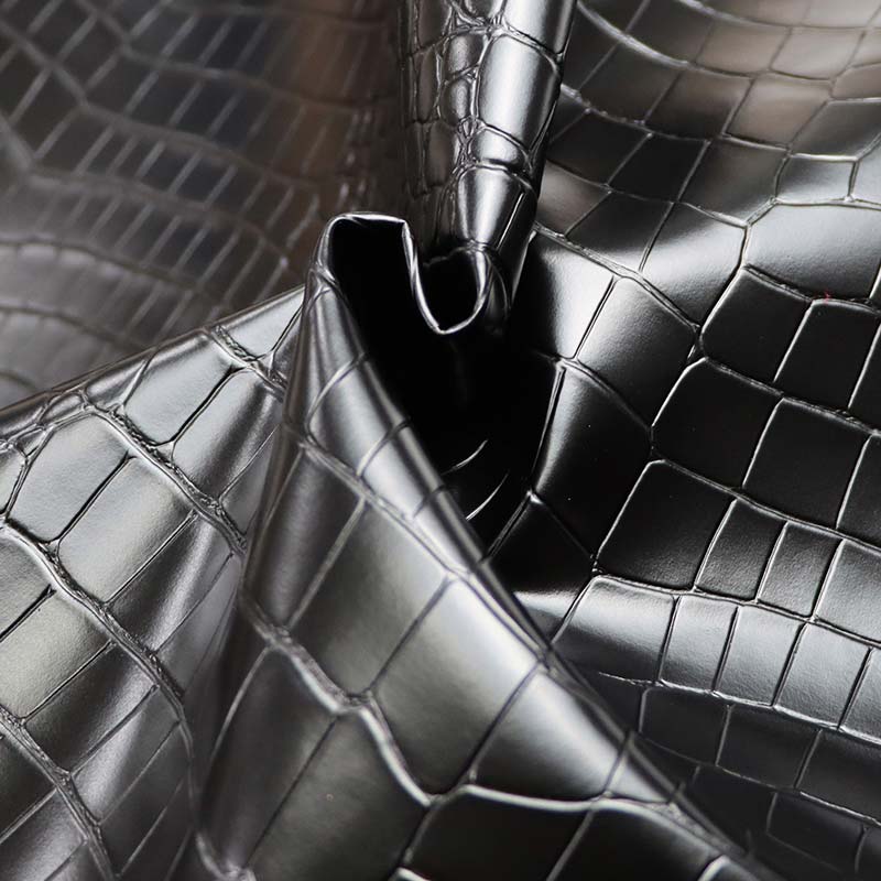 Плат за домашен декор от изкуствена изкуствена PVC кожа с крокодилско зърно